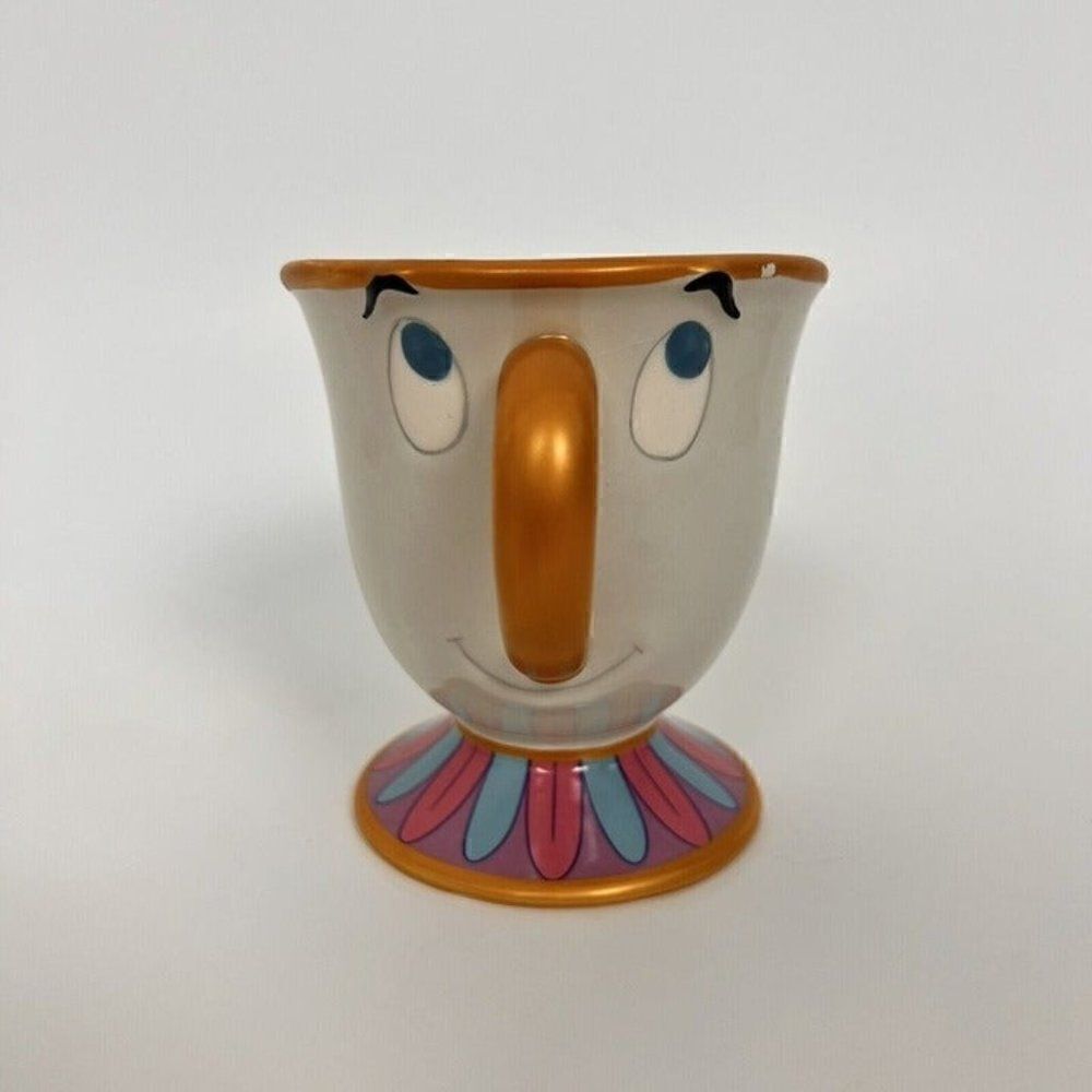 Disney Parks Beauty And The Beast Chip The Tea Cup Ceramic Coffee Cup Mug